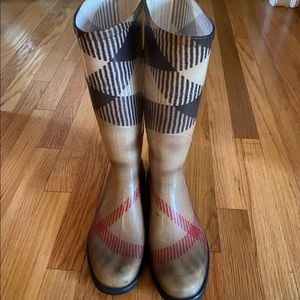 Tall Burberry Boots Size US 10